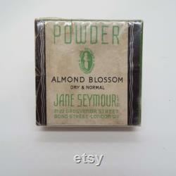 Rare Vintage 1930's Jane Seymour Ltd Face Powder Box Sealed Unopened Condition London Vanity Storage Make-Up