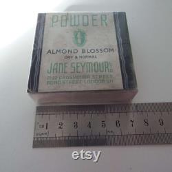 Rare Vintage 1930's Jane Seymour Ltd Face Powder Box Sealed Unopened Condition London Vanity Storage Make-Up