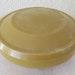 Rare Vintage Art Deco Marbled Yellow Urea Formaldehyde Early Plastic Powder Bowl by Chic-Pak, England 1930's Large Size Patent 414645-33