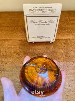 Rare Vintage Avon Powder Pak for Dressing Table 1960s Refillable Face Powder Container Original Box Vanity Decor Retro Collectible
