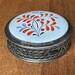 Rare Vintage Jewelry box filigree powder box Silvering USSR