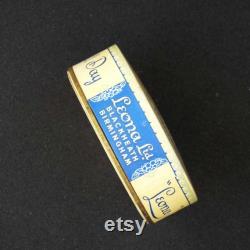 Rare Vintage Leona Face Powder Box Unopened Vanity Storage Art Deco Make-Up Cosmetics Lady Image