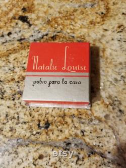 Rare Vintage Unused Natalie Louise Face Powder, Spanish Label. Natalie Louise Polvo Para La Cara