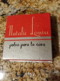 Rare Vintage Unused Natalie Louise Face Powder, Spanish Label. Natalie Louise Polvo Para La Cara