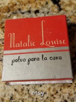 Rare Vintage Unused Natalie Louise Face Powder, Spanish Label. Natalie Louise Polvo Para La Cara
