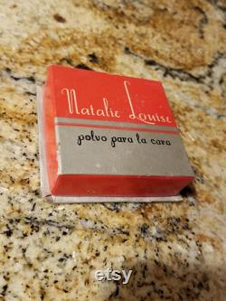 Rare Vintage Unused Natalie Louise Face Powder, Spanish Label. Natalie Louise Polvo Para La Cara