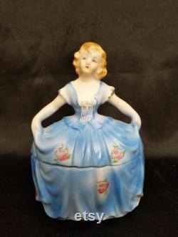 Rare Vintage Young Lady Porcelain Dresser Doll