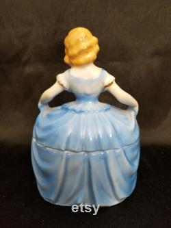 Rare Vintage Young Lady Porcelain Dresser Doll
