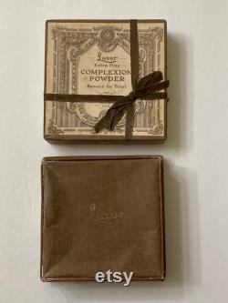 Rare vintage Luxor Extra Fine Complexion Powder in a paper powder box Natural white shade with literature. c. 1923