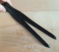 Real Ebony Glove Stretchers. Antique Black Wood