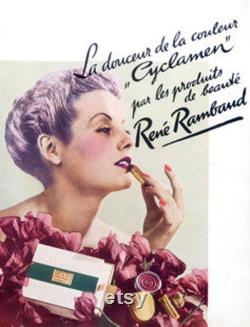 René Rambaud Face Powder Box RARE full sealed contents 1930s