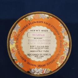 Richard Hudnut Three Flowers 1928 Box Toilet Water Bottle Compact Powder