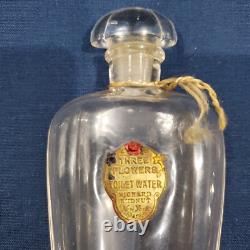 Richard Hudnut Three Flowers 1928 Box Toilet Water Bottle Compact Powder
