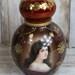 Royal Vienna Bavaria Powder Shaker Jar Lady Portrait Hand Painted Dresser Jar