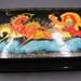Russian Lacquerware Hinged Box Sleigh Ride in Snow Freezing