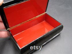 Russian Lacquerware Hinged Box Sleigh Ride in Snow Freezing