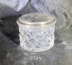 Sauter English Silver Dresser Jar