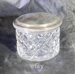 Sauter English Silver Dresser Jar