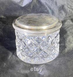 Sauter English Silver Dresser Jar