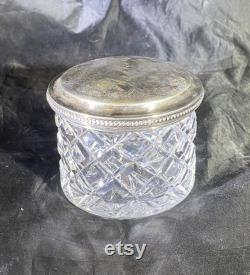 Sauter English Silver Dresser Jar