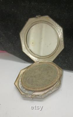 Shari Langloise Vanity Set Powder Box, Compact, Perfume Set, Boxed, Octagonal J327