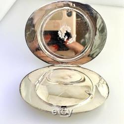 Siam Sterling Silver Container Compact Powder Box 76