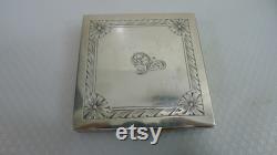 Silver 800 Hinged Box Case Beautiful Rare Vintage