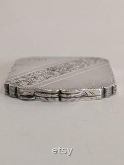 Silver Powder Box, Art Nouveau, Secession