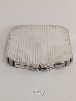 Silver Powder Box, Art Nouveau, Secession