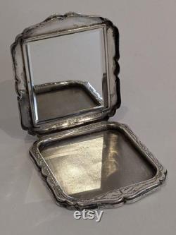 Silver Powder Box, Art Nouveau, Secession