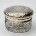 Sterling Silver and Crystal Powder Jar or Vanity Pot Sterling Hallmark circa 1905 Blanckensee and Son Ltd (Birmingham)