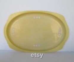 Sweet Celluloid Vanity Set Tray, Powder Box, Hair Receiver