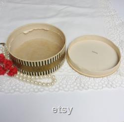 Tabu Dusting Powder Box, Dana Bath Powder Box, Empty French Violinist Lid Powder Box, 40's Cosmetics