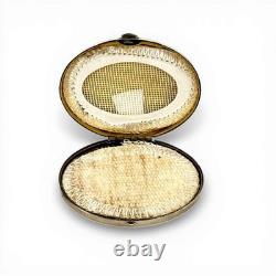 Tiffany & Co 925 Sterling Silver Round Compact Makeup Powder Box