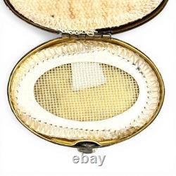 Tiffany & Co 925 Sterling Silver Round Compact Makeup Powder Box