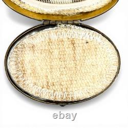 Tiffany & Co 925 Sterling Silver Round Compact Makeup Powder Box