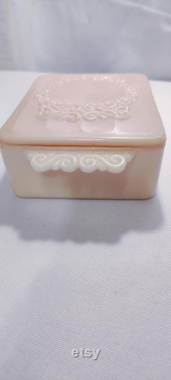 Unique Early to Mid Century Powder Box Trinket box