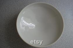 VINTAGE THOMAS IVORY Porcelain Powder Bowl Bavaria Germany Heavy Gold Scroll and Floral Motif