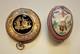 VTG Limoges France Pocket Watch Style Compact Mirror Powder Box + Bonus