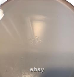 VTG Verlys France Powder Jar Vanity Box Signed Frosted Pink Gold
