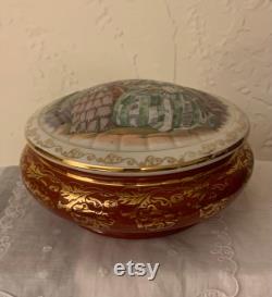 Victorian Ceramic Powder Dish