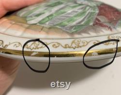 Victorian Ceramic Powder Dish