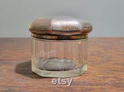 Victorian English Sterling Silver Powder Jar