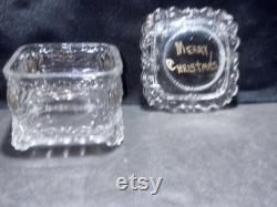 Victorian Glass Dresser Box Christmas Ring or Jewelry Gift