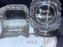 Victorian Glass Dresser Box Christmas Ring or Jewelry Gift