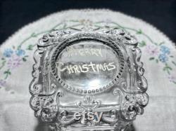 Victorian Glass Dresser Box Christmas Ring or Jewelry Gift