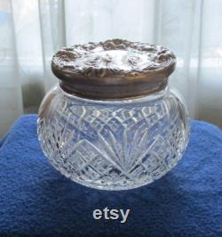 Victorian Powder Jar, Arts and Crafts, Art Nouveau, Sterling Silver, FandB Mark, Foster and Bailey, Bedroom Decor, Home Decor, Christmas Gift