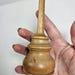 Victorian wooden glove powder shaker Treen Powder Pot