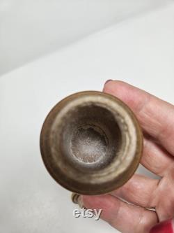 Victorian wooden glove powder shaker Treen Powder Pot