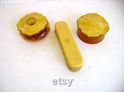Vintage 1920s Art Deco Celluloid Vanity Set Art Deco Dresser Set Vintage Art Deco Boudoir Vanity Set